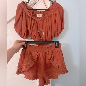 Two Piece Cropped Set